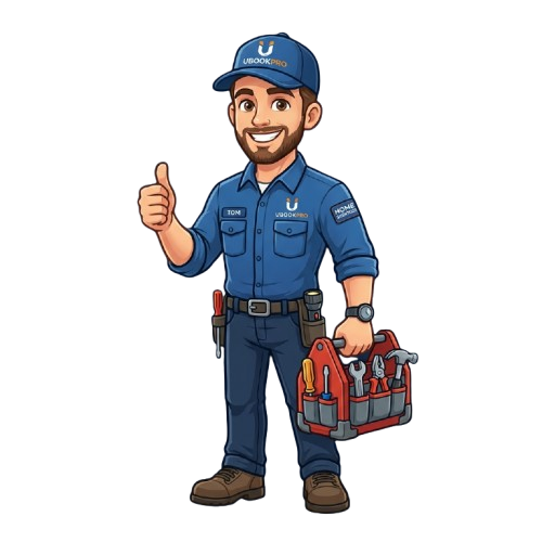 UbookPro Technician Mascot