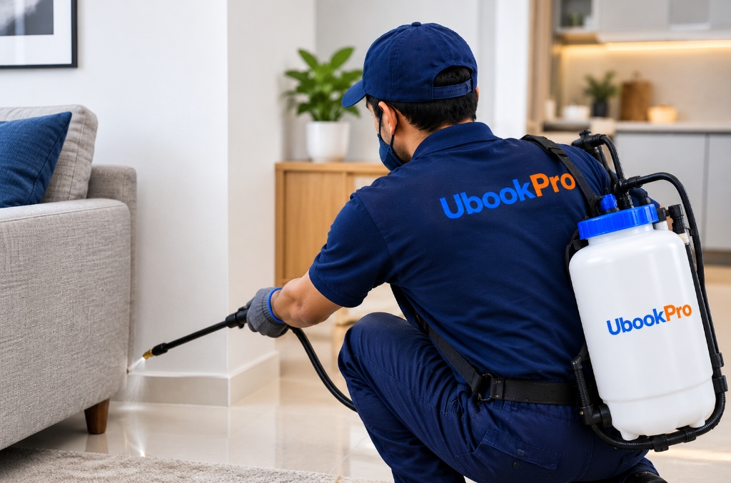 Pest control professional providing service in Vijayawada