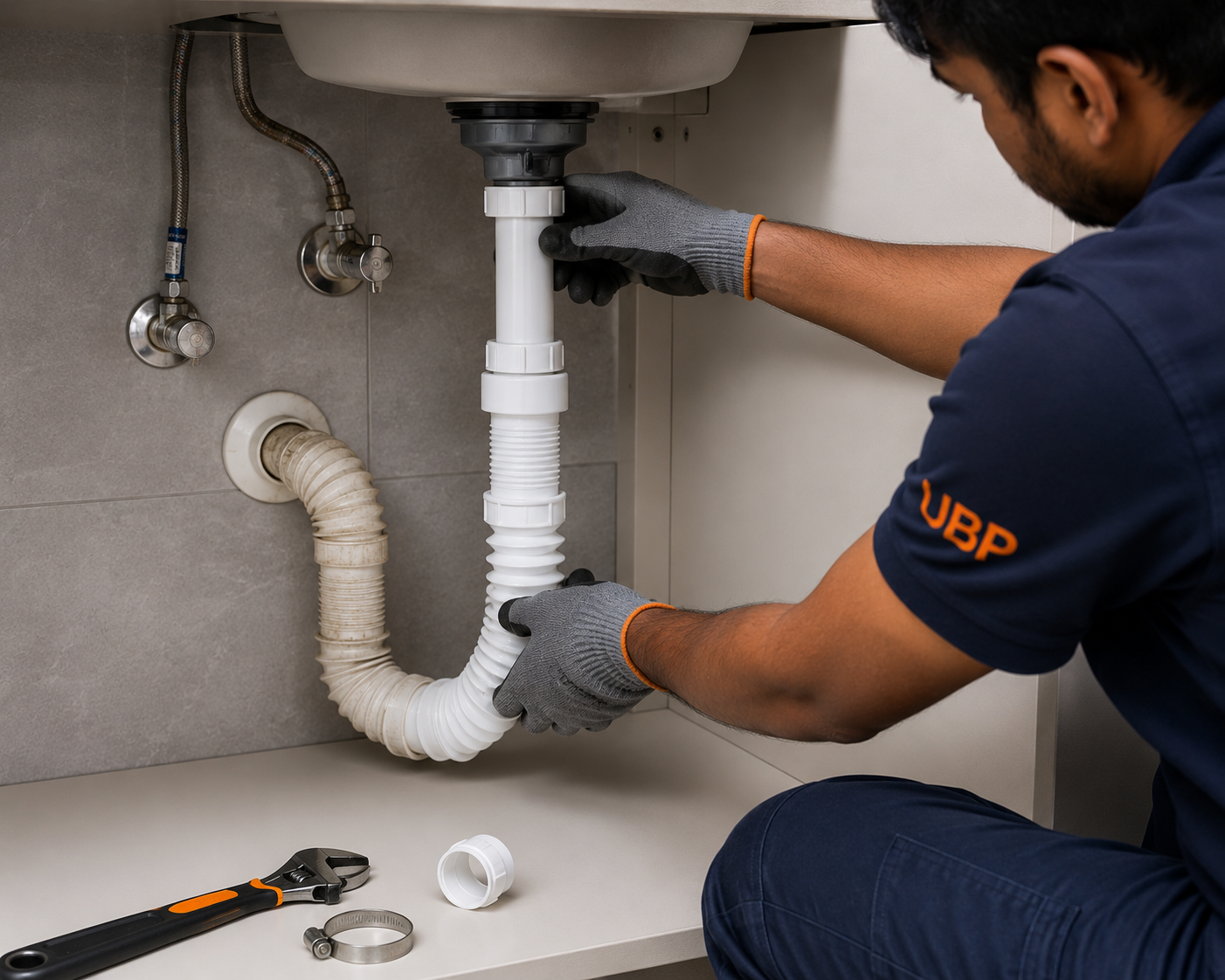 Waste pipe replacement