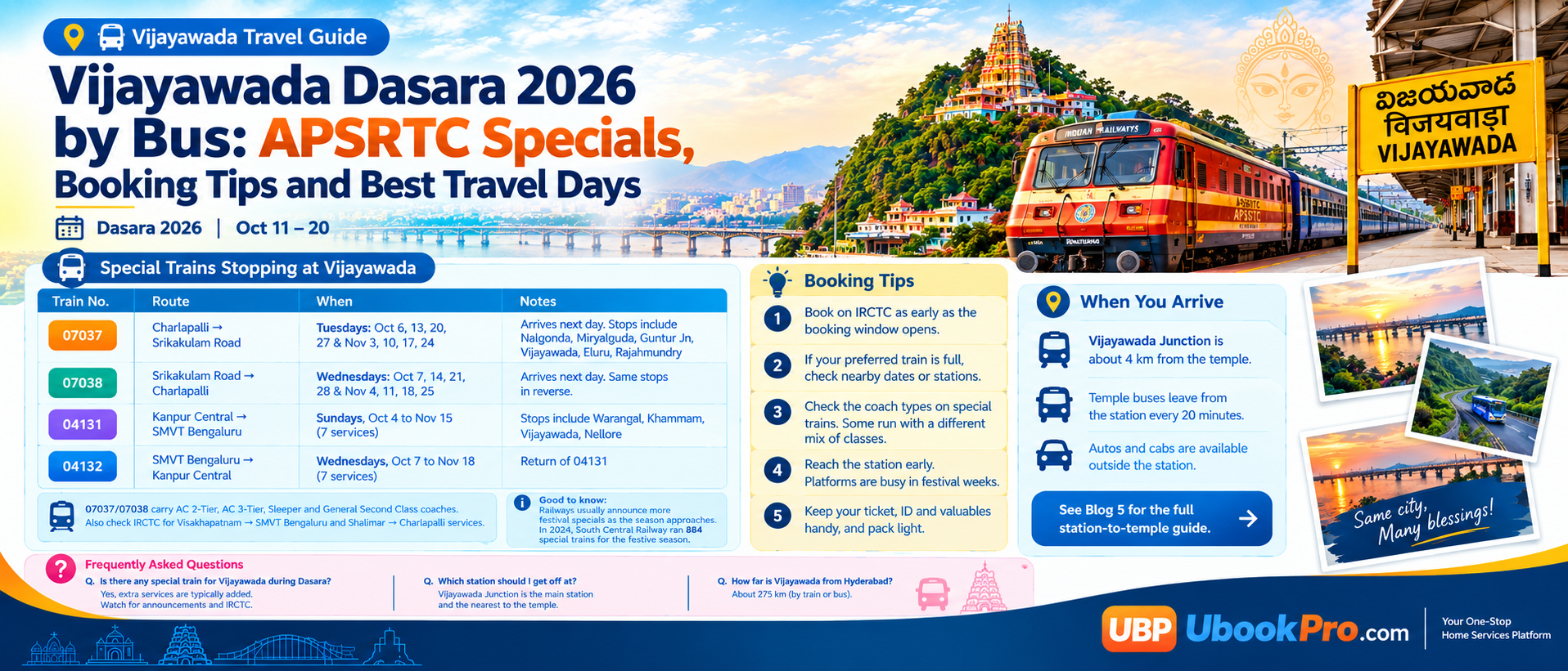 Vijayawada Dasara 2026 by Bus: APSRTC Specials, Booking Tips and Best Travel Days