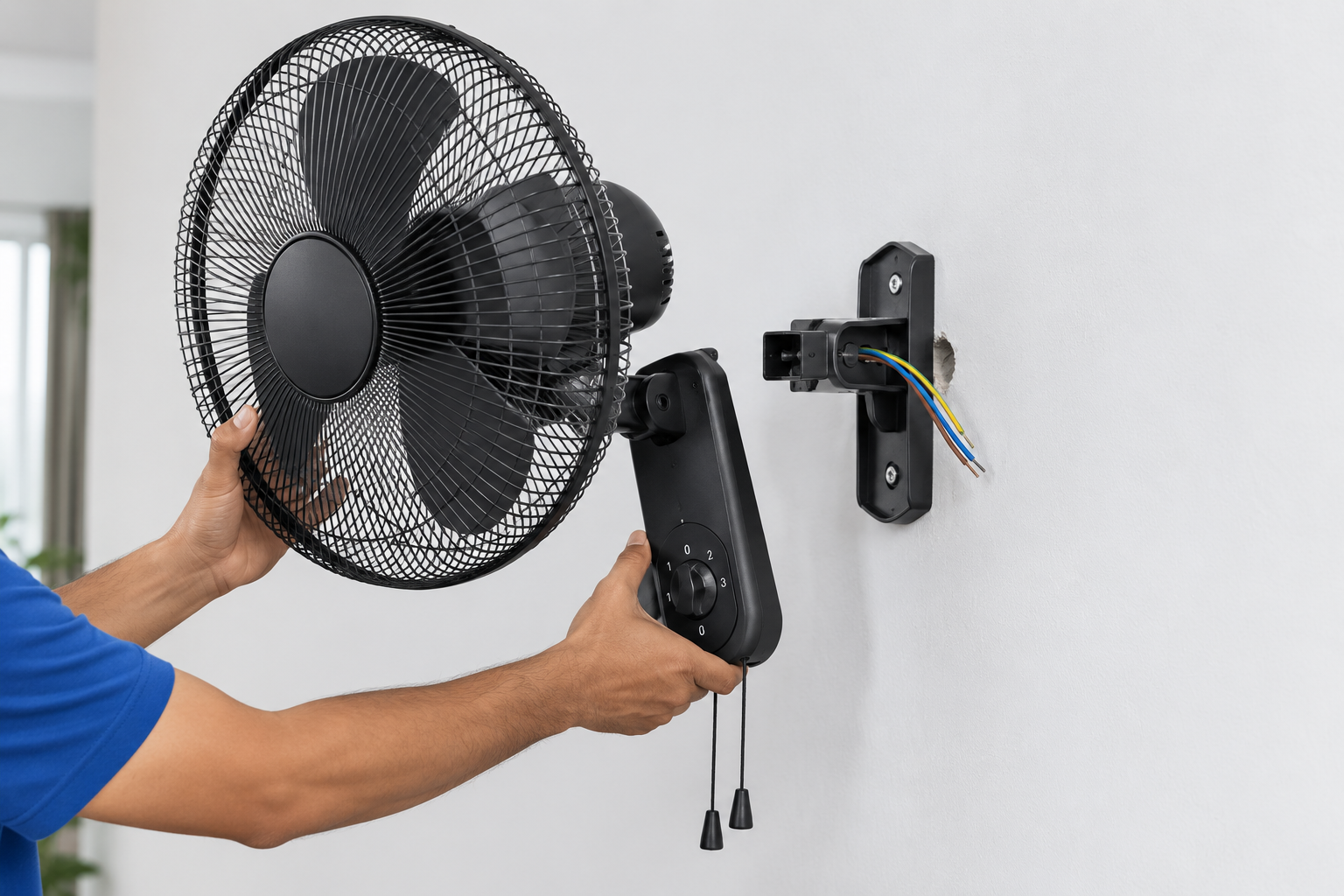 wall fan Uninstallation