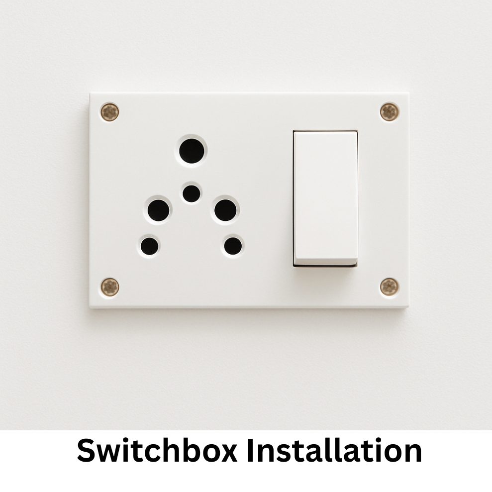 Switchbox Installation( 2 sockets switchbox)